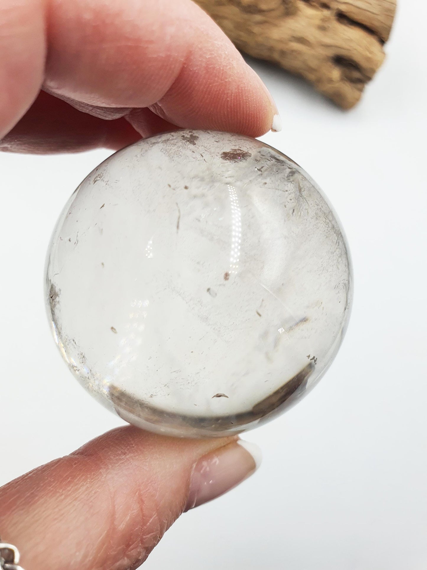 Clear Quartz Crystal Sphere