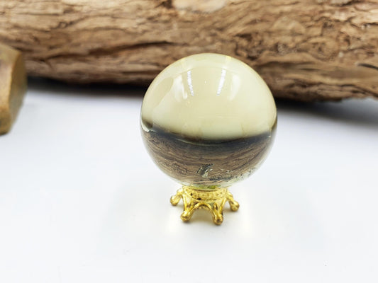 Citrine Sphere with rainbow