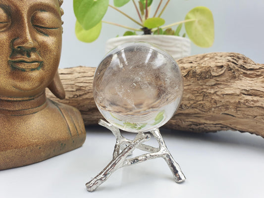 Clear Quartz Crystal Sphere