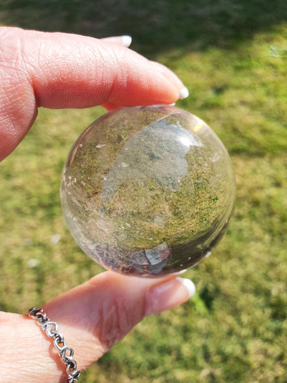 Clear Quartz Crystal Sphere