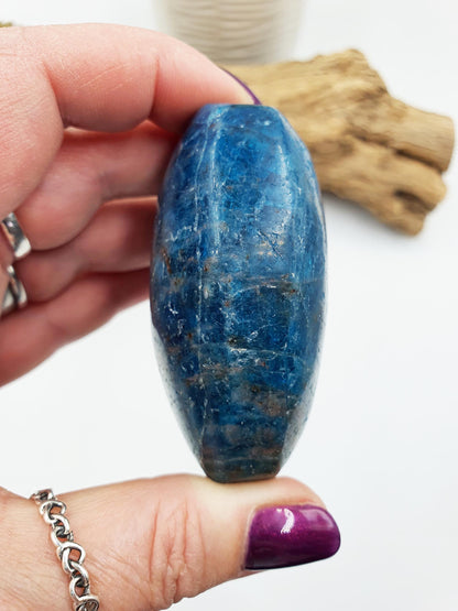 Large Blue Apatite Palm