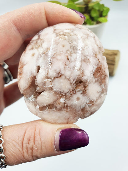 Large High Grade Pink Amethyst Drusy Palm