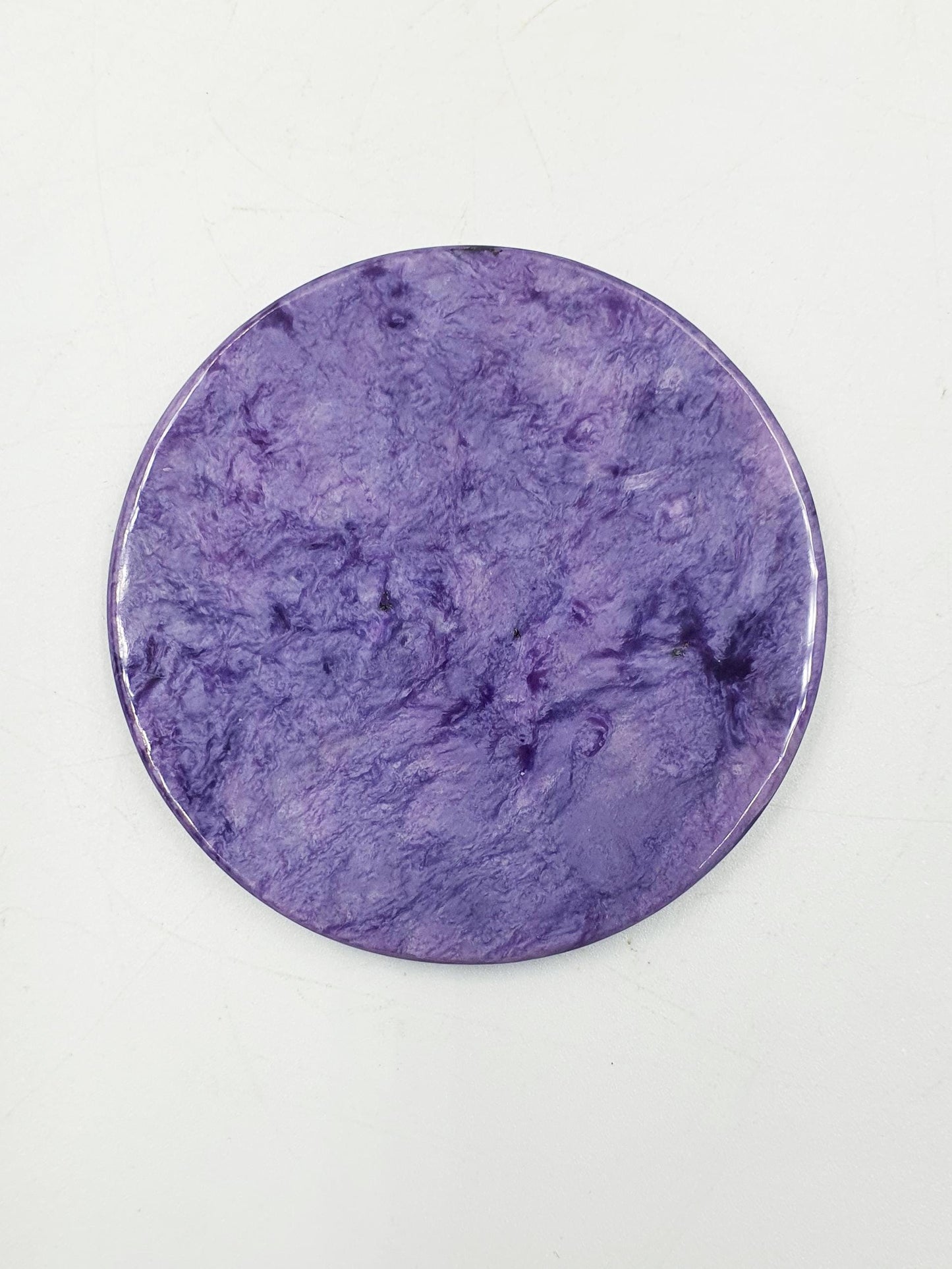 A Grade Flashy Charoite Disc