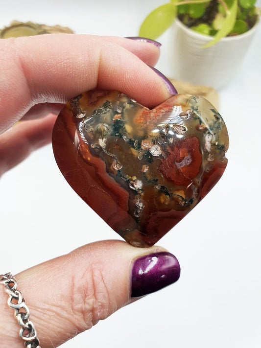 Unique Carnelian Heart