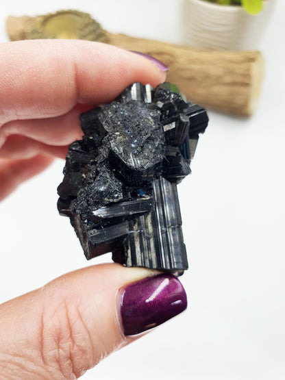 Sparkly Zambian Black Tourmaline Specimen