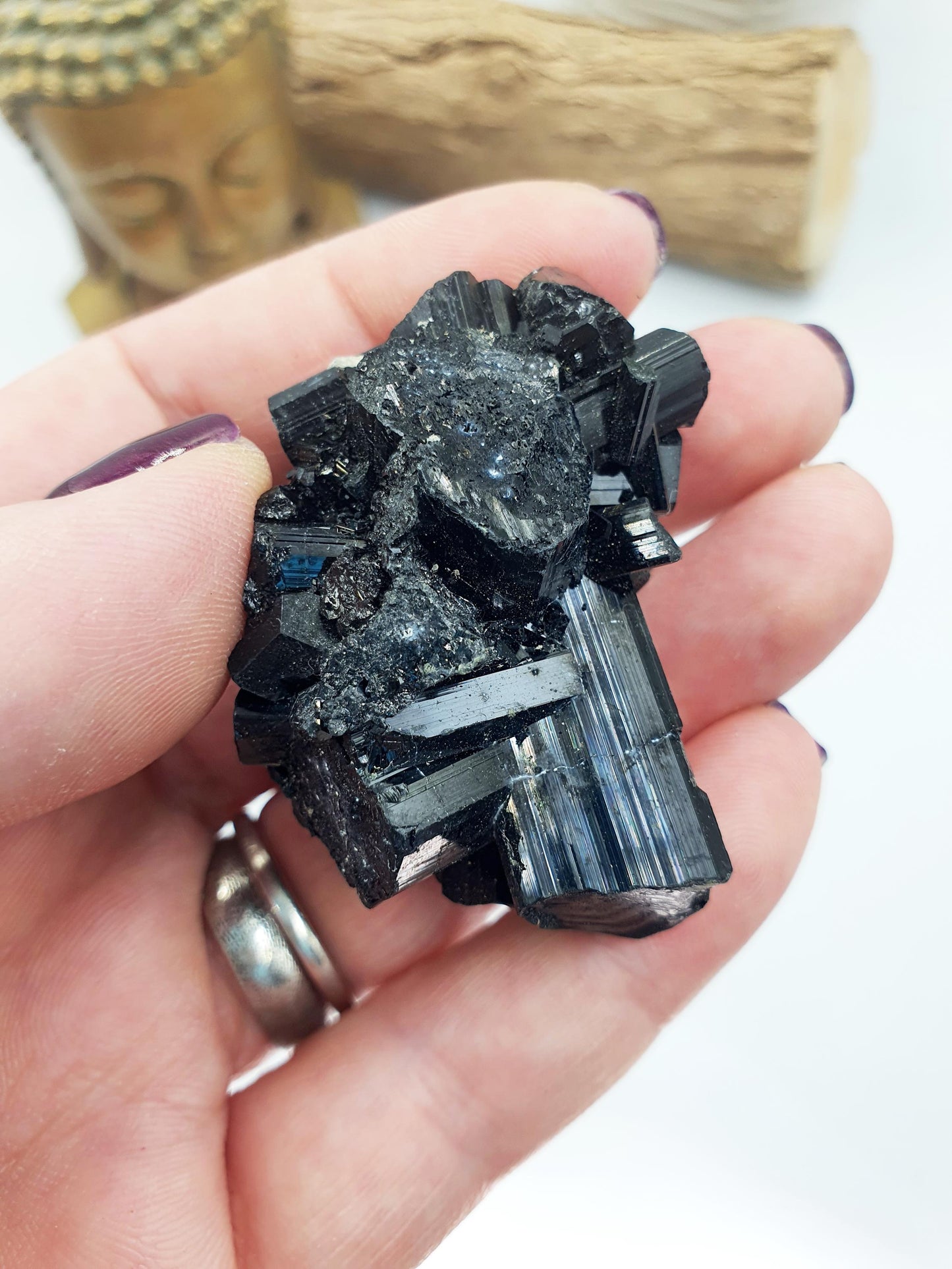 Sparkly Zambian Black Tourmaline Specimen