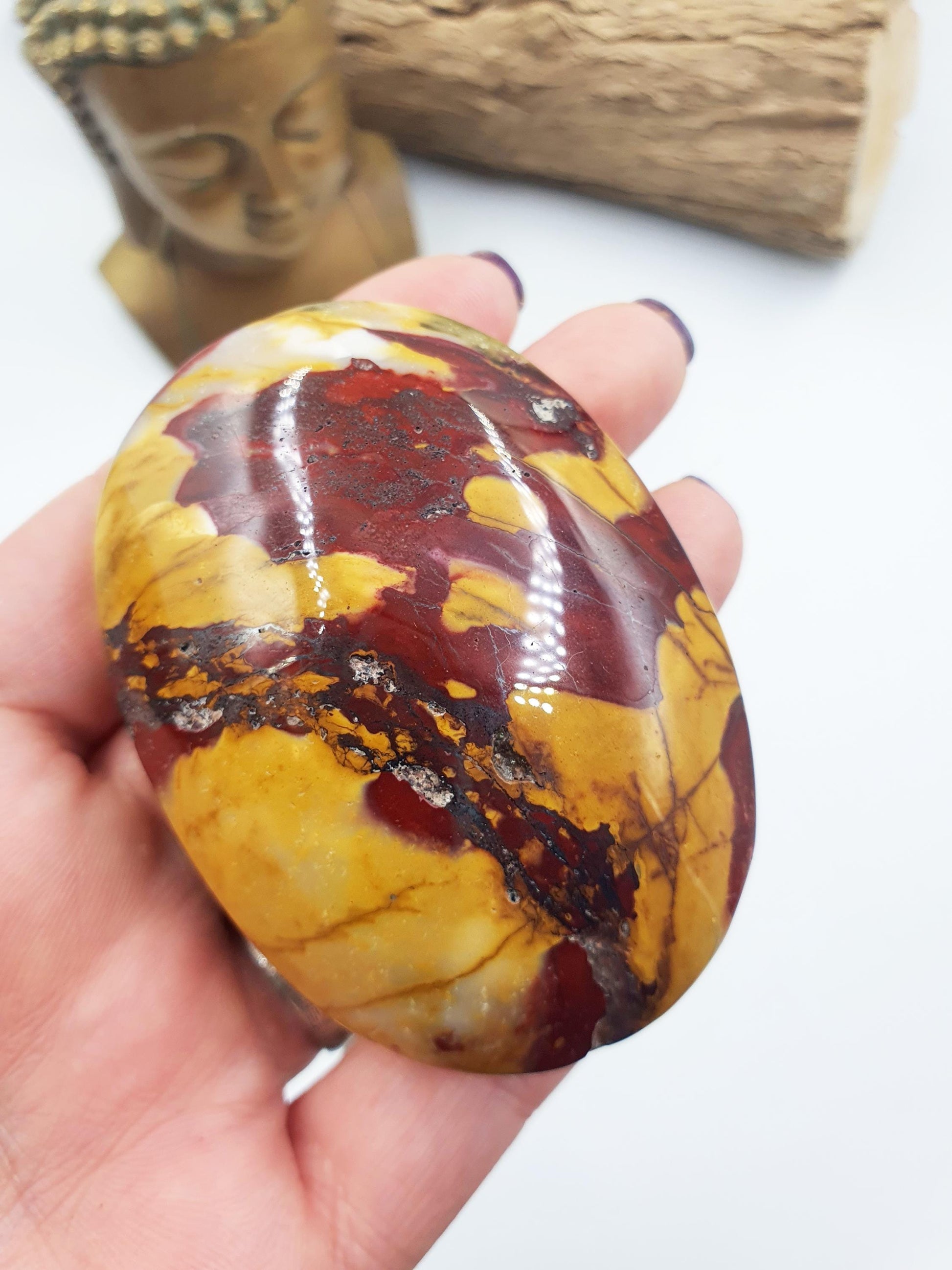 Large Mookaite Jasper Palm