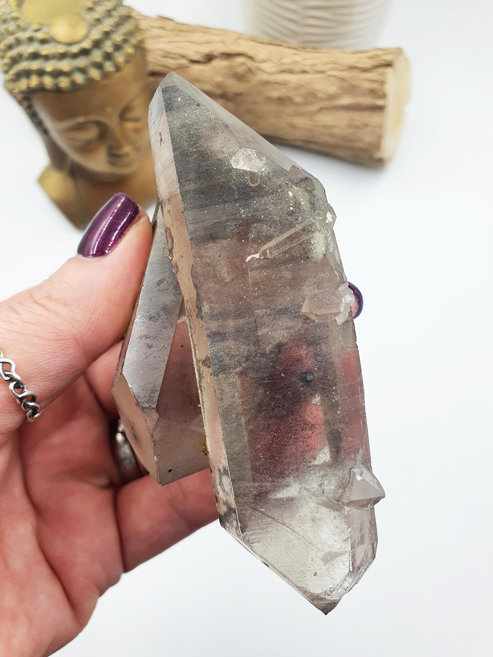 Raw Smoky Quartz Cluster