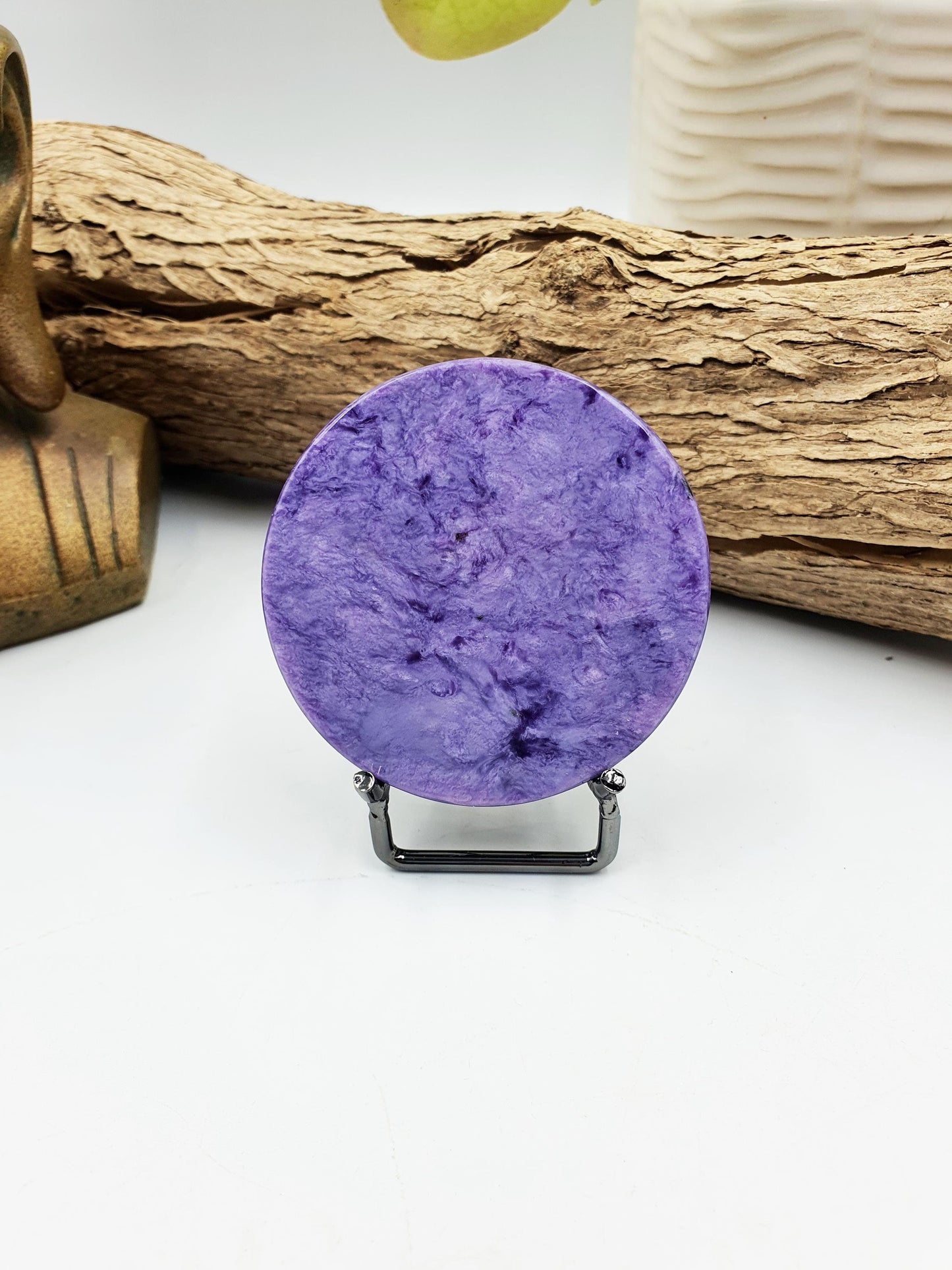 A Grade Flashy Charoite Disc