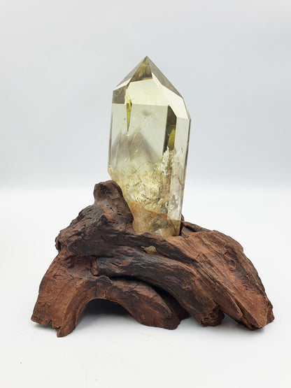 Large Phantom Citrine Tower with stand