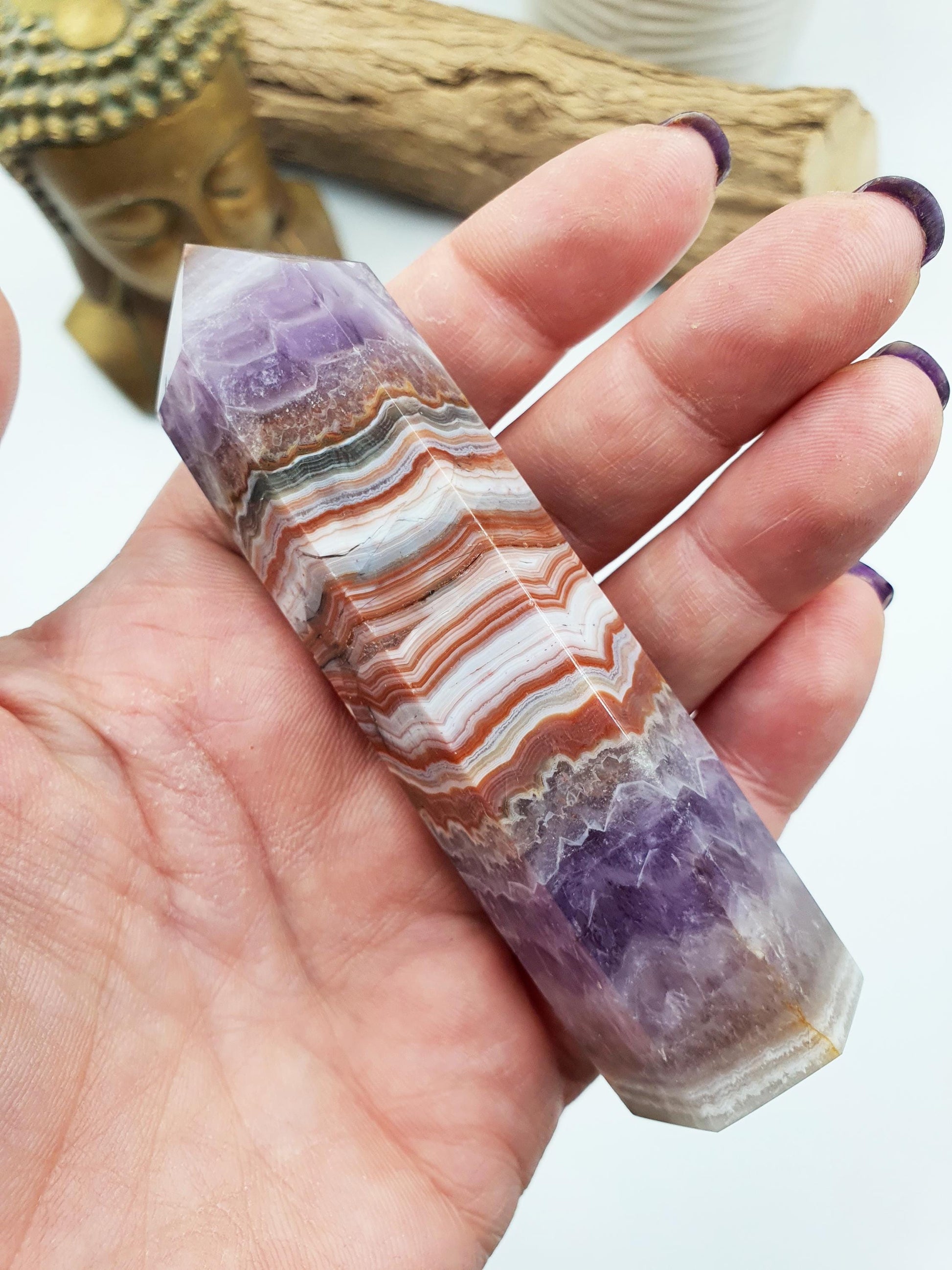 Amethyst Agate Tower