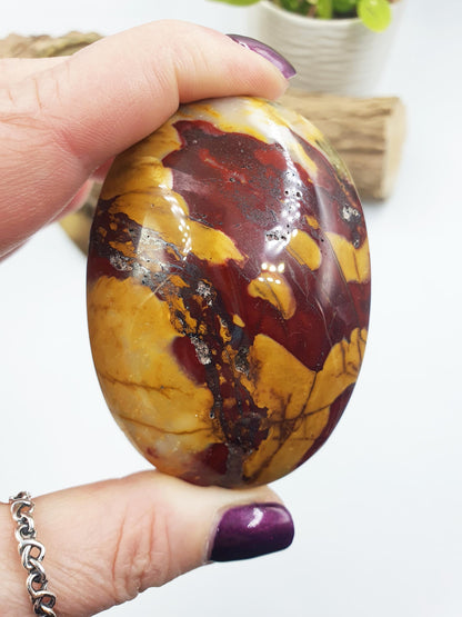 Large Mookaite Jasper Palm