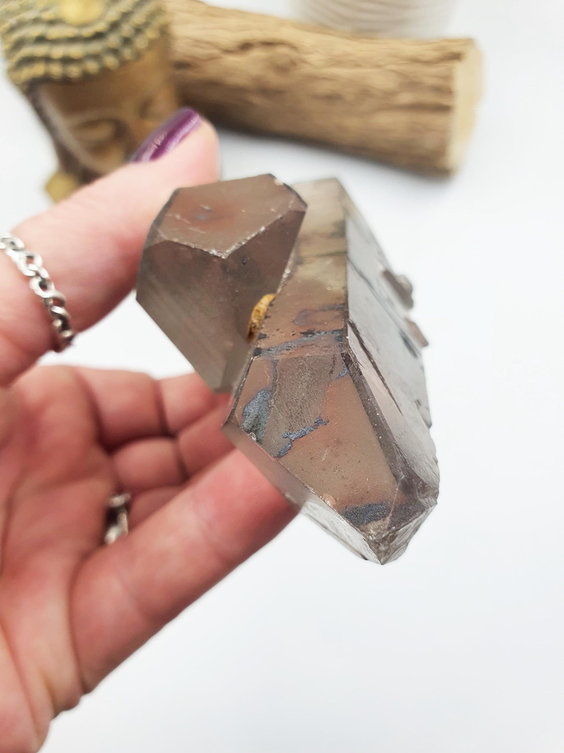 Raw Smoky Quartz Cluster