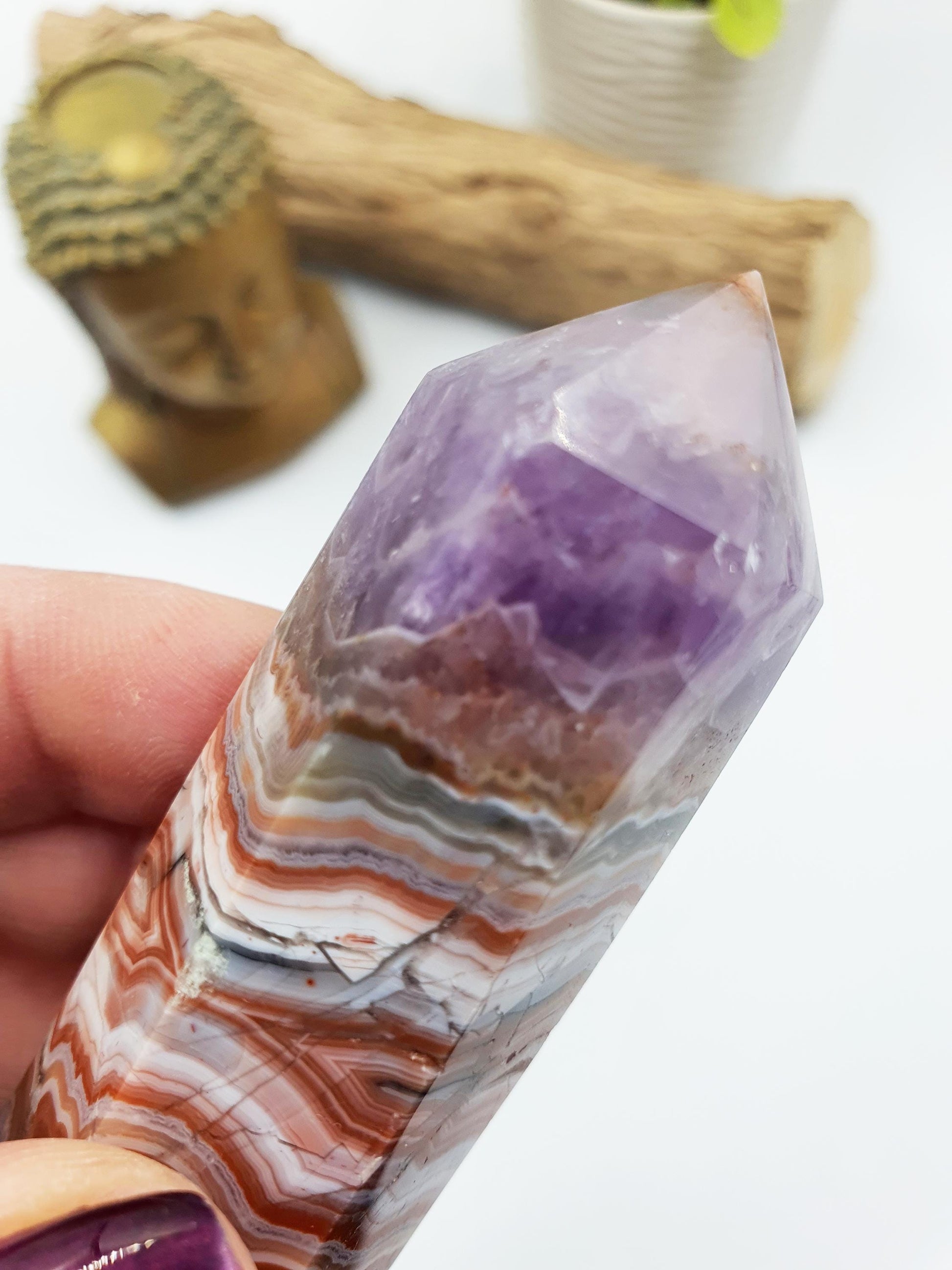 Amethyst Agate Tower