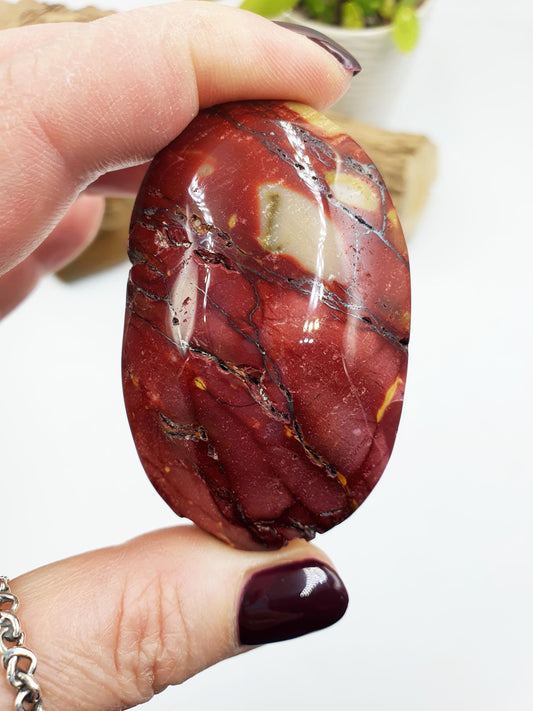 Large Mookaite Jasper Palm