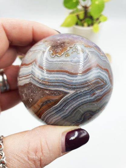 Amethyst Agate Sphere