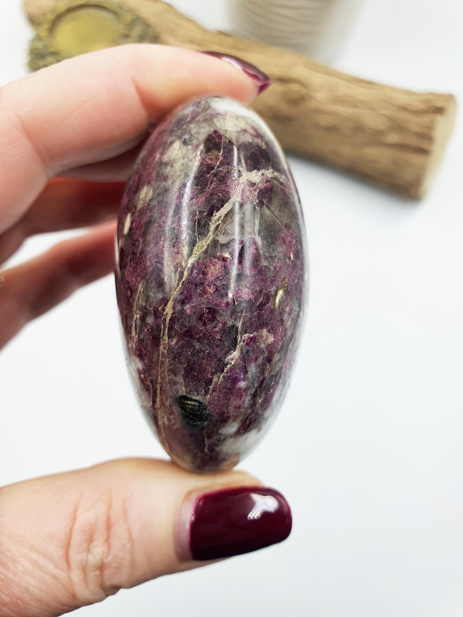 Plum Tourmaline Palm