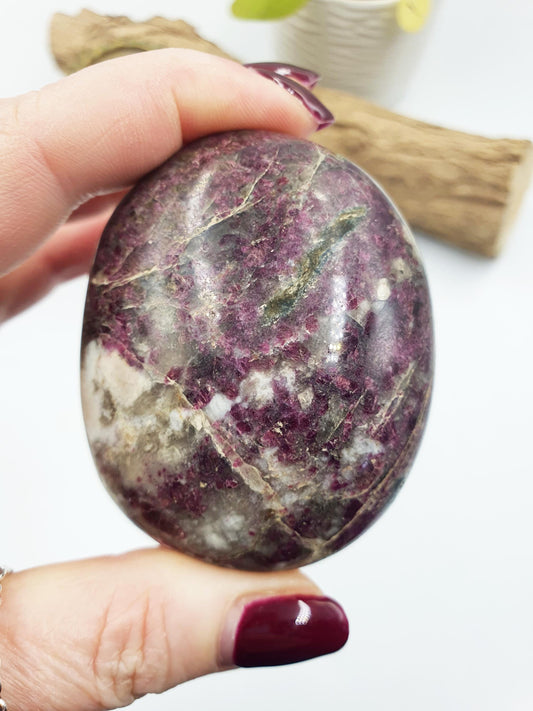 Plum Tourmaline Palm