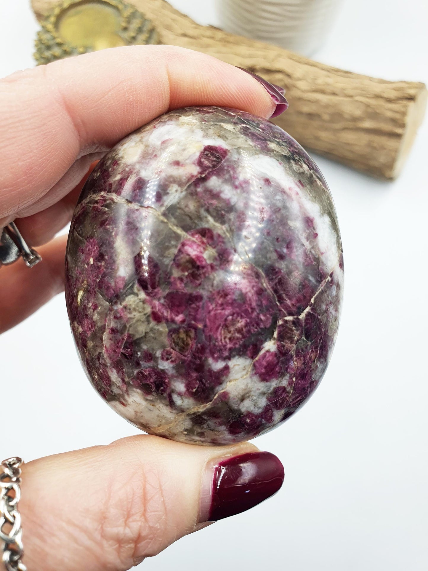 Plum Tourmaline Palm