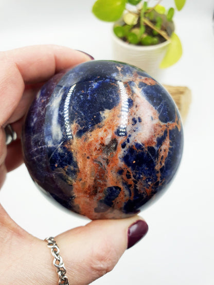 Sunset Sodalite Sphere