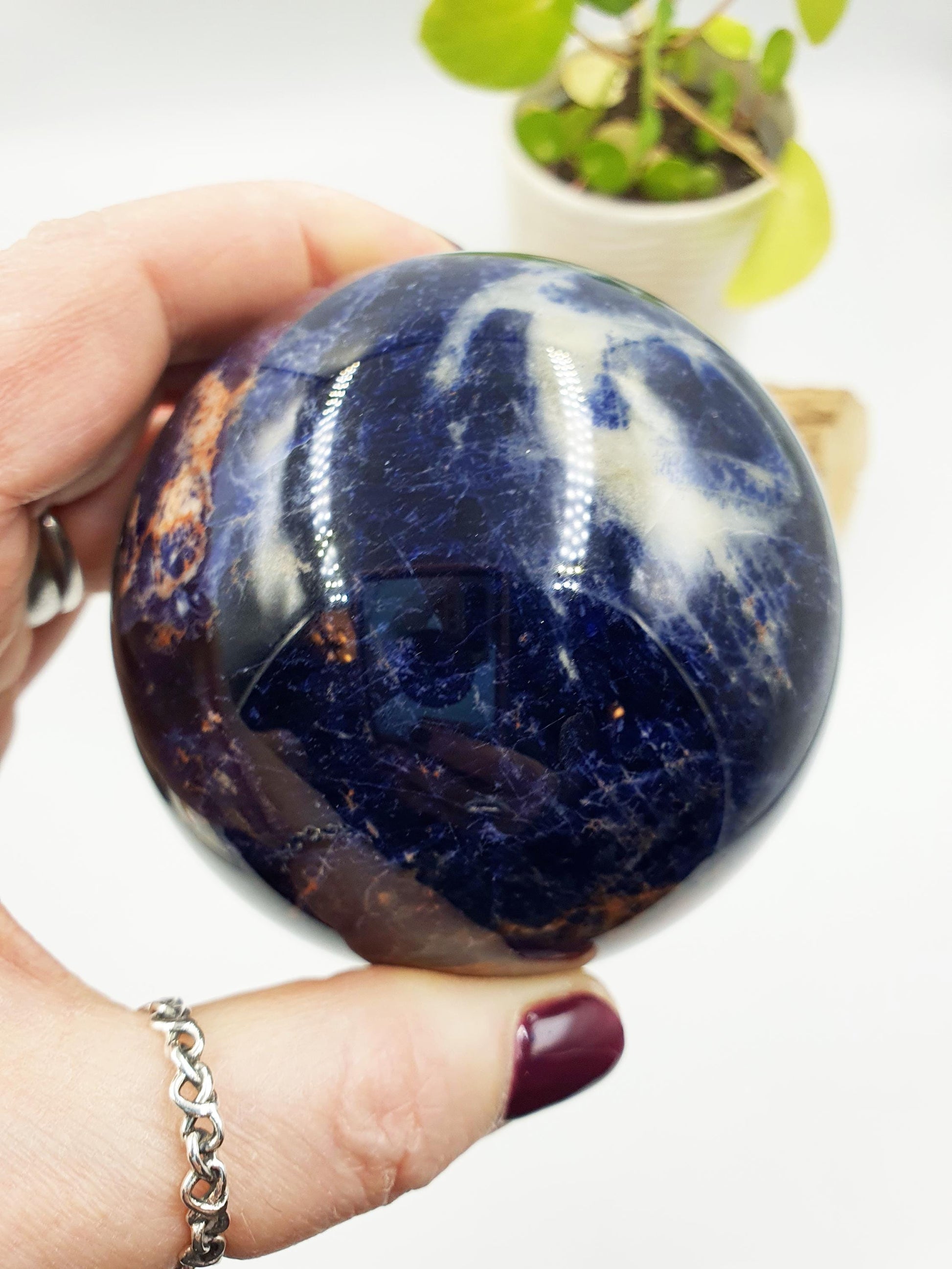 Sunset Sodalite Sphere