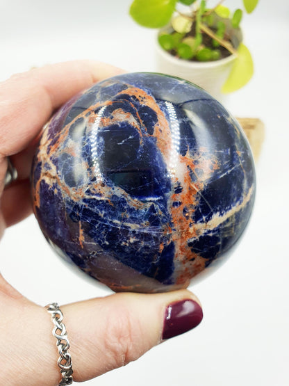 Sunset Sodalite Sphere