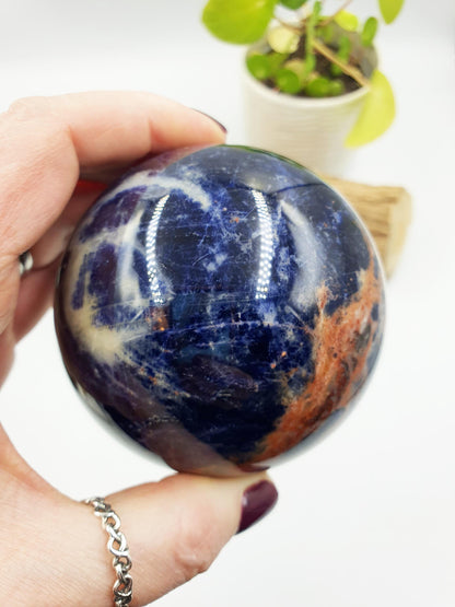 Sunset Sodalite Sphere