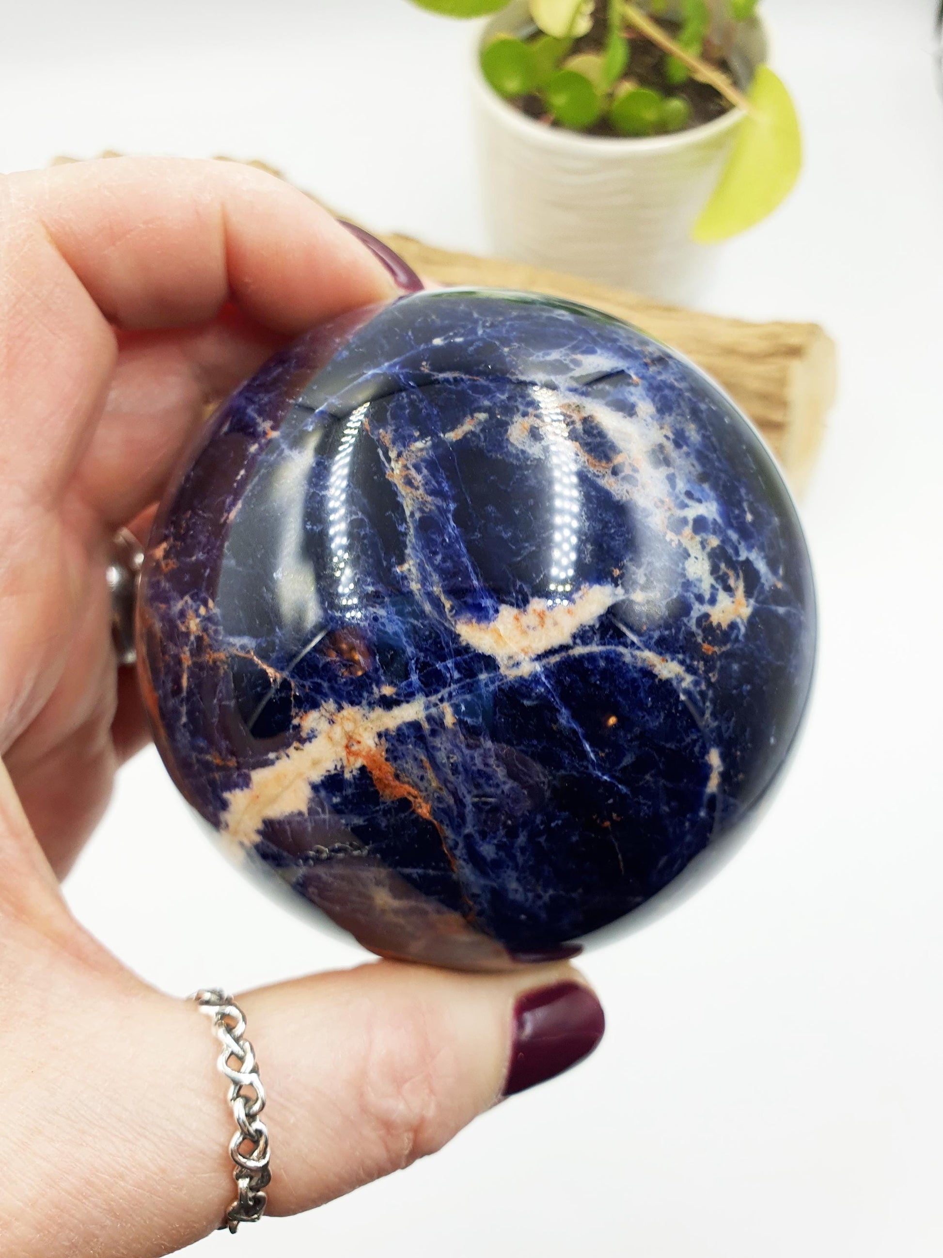 Sunset Sodalite Sphere