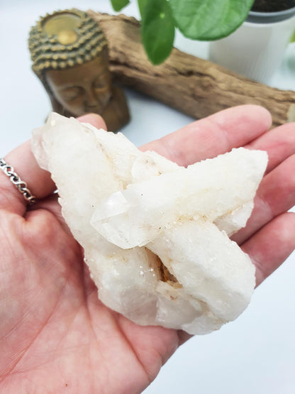 Sparkly Pinapple Clear Quartz Cluster / Raw Clear Quartz Pineapple Cluster / Clear Quartz Cluster / Raw Clear Quartz - 180g