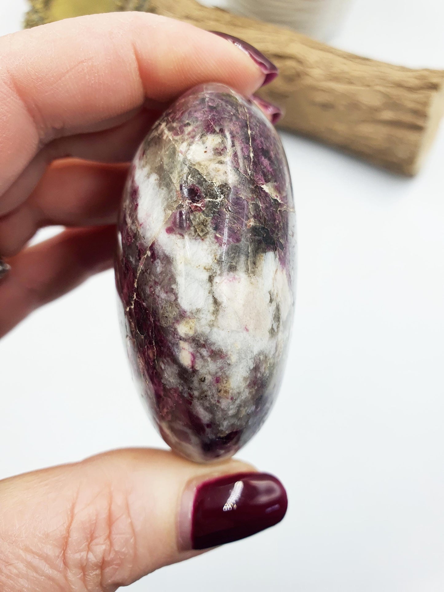 Plum Tourmaline Palm