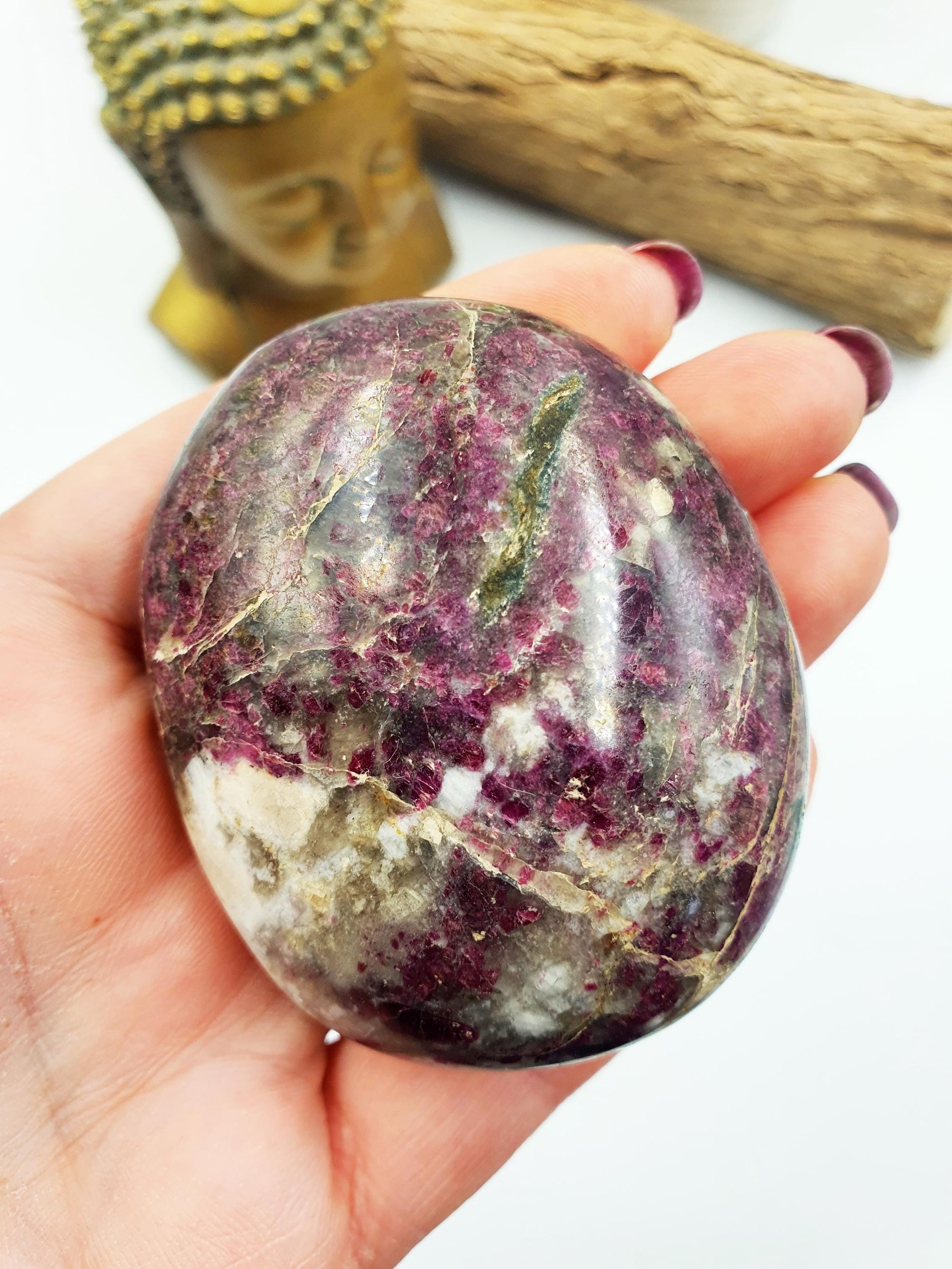 Plum Tourmaline Palm