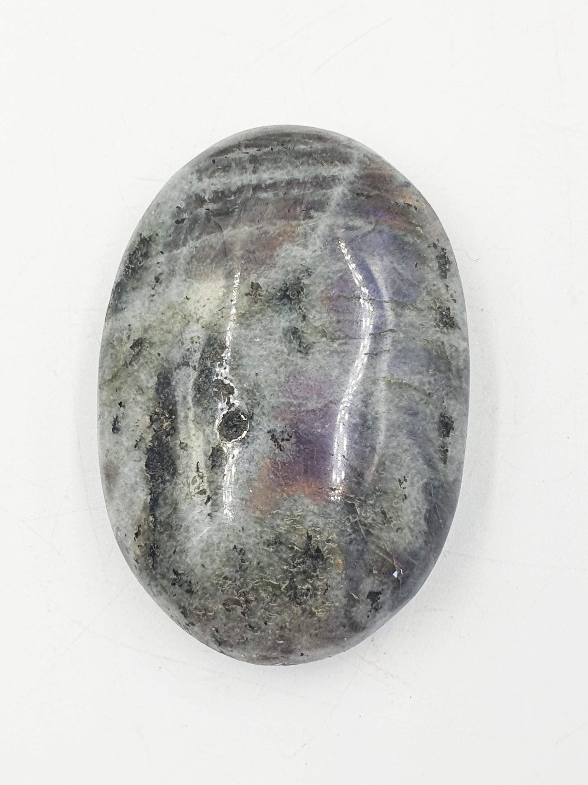 Pink and Purple Labradorite Palm