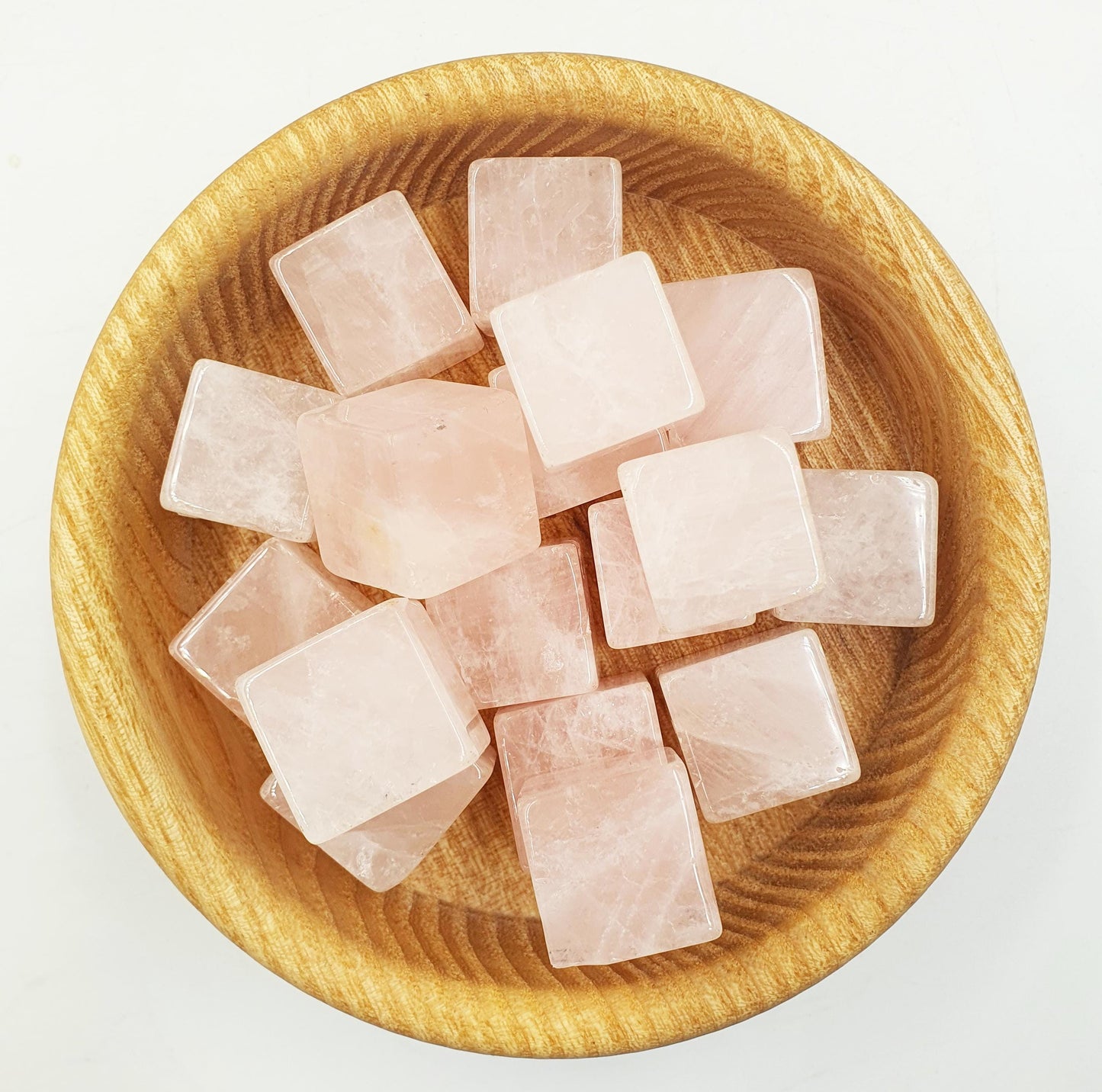 Rose Quartz Crystal Cubes