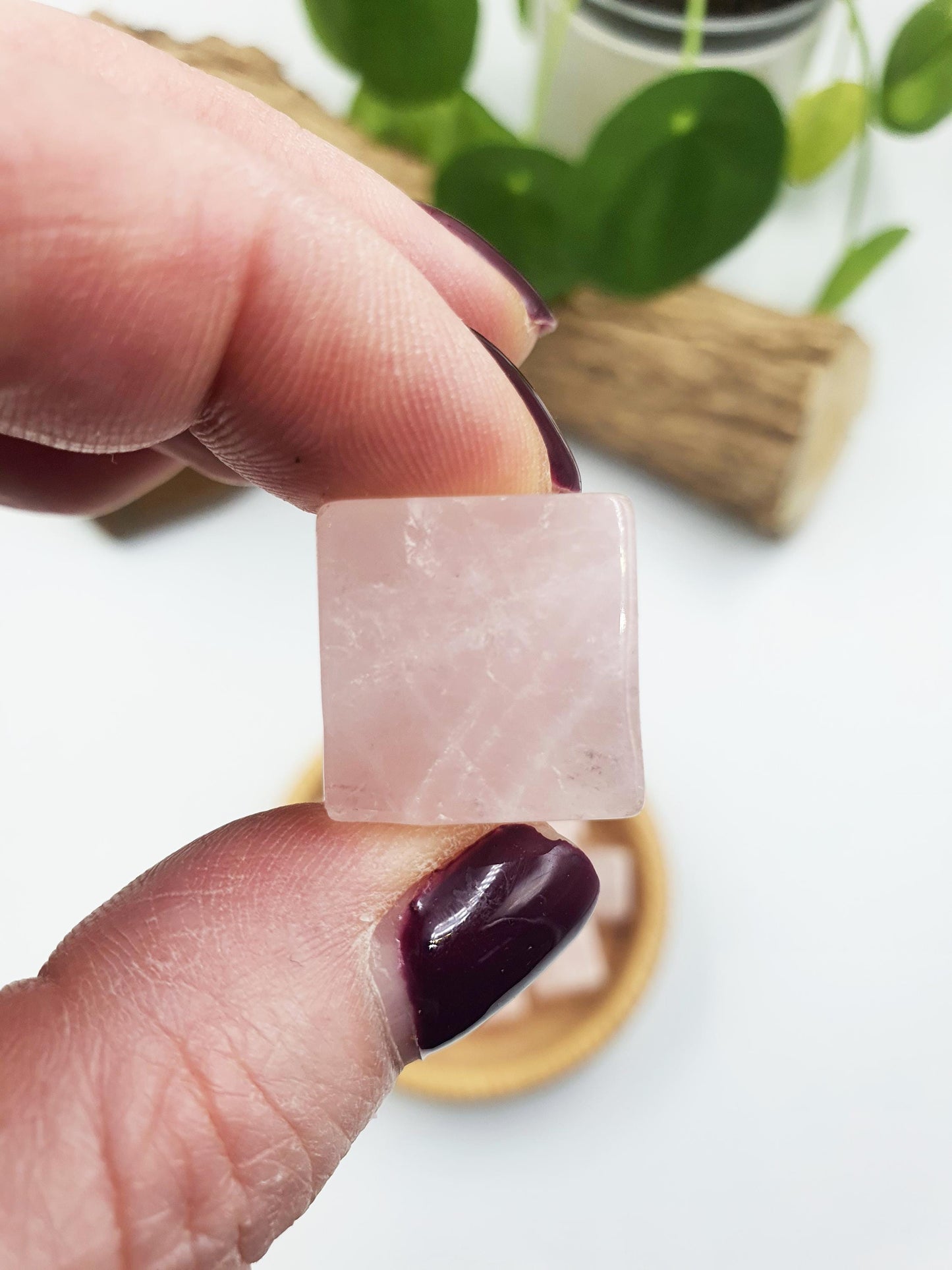 Rose Quartz Crystal Cubes