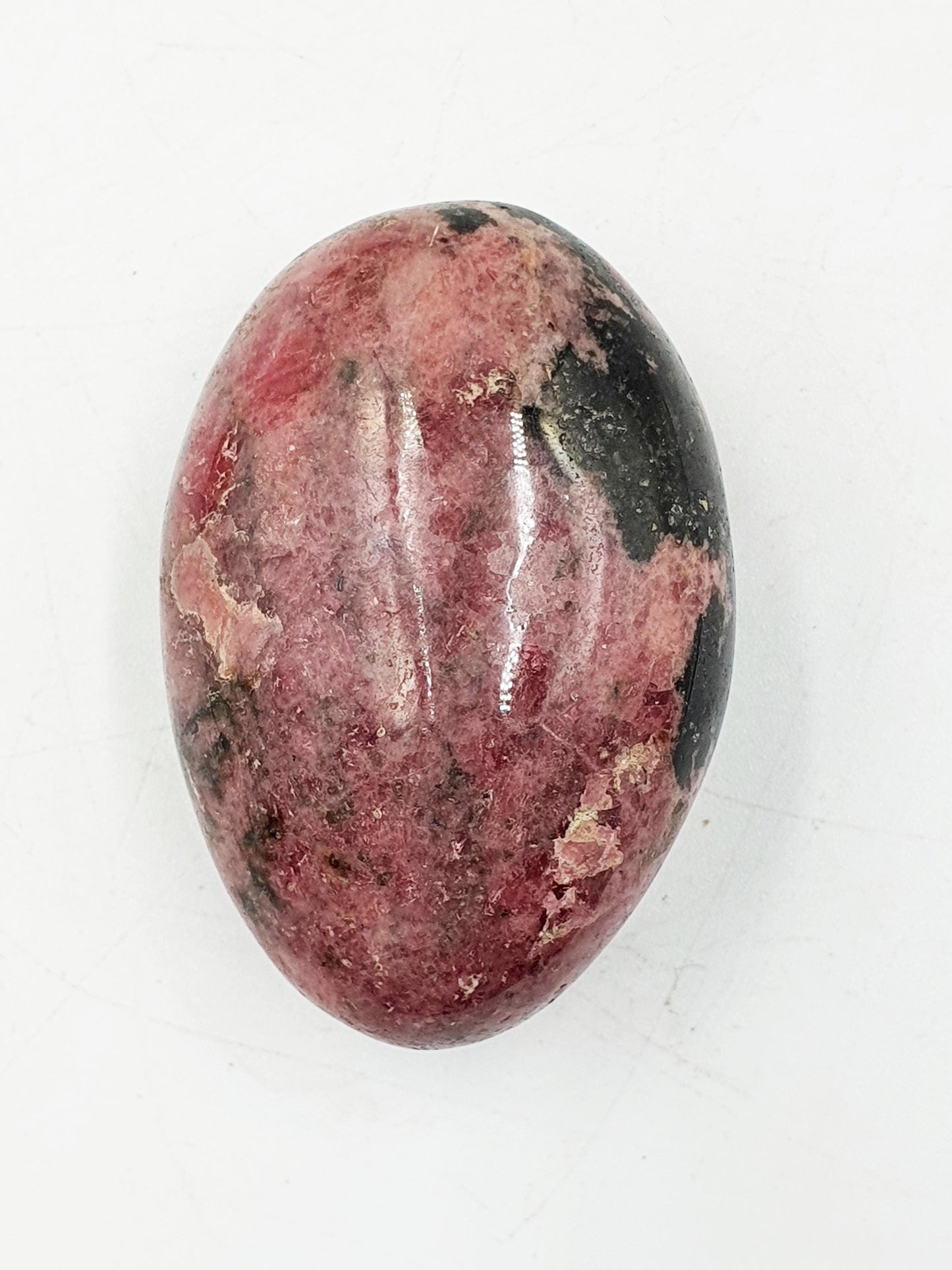 Rhodonite Palm Stone