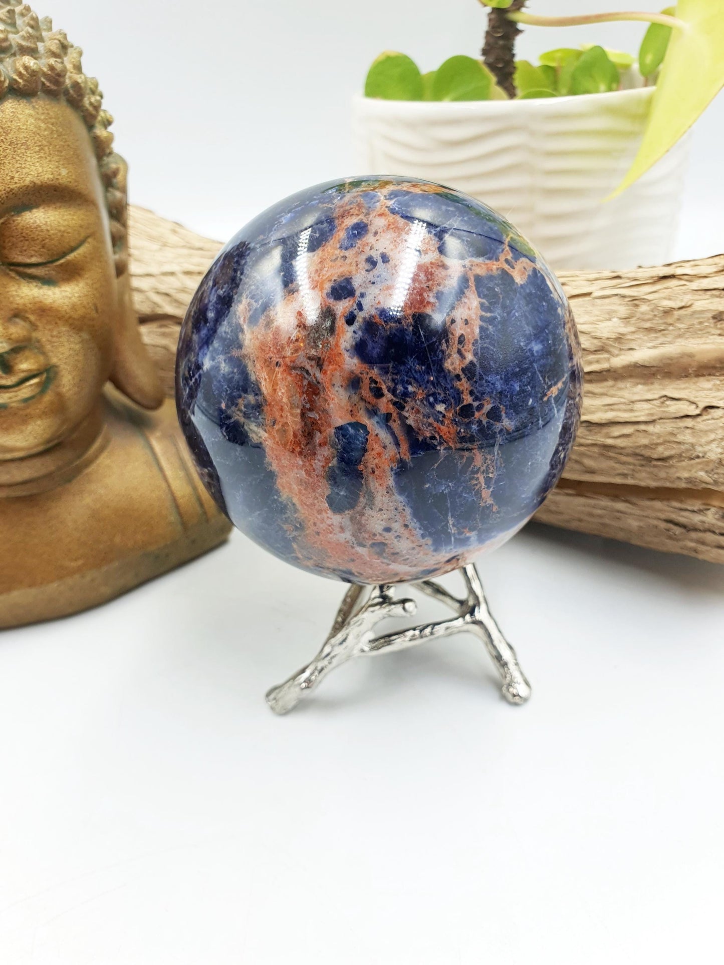 Sunset Sodalite Sphere