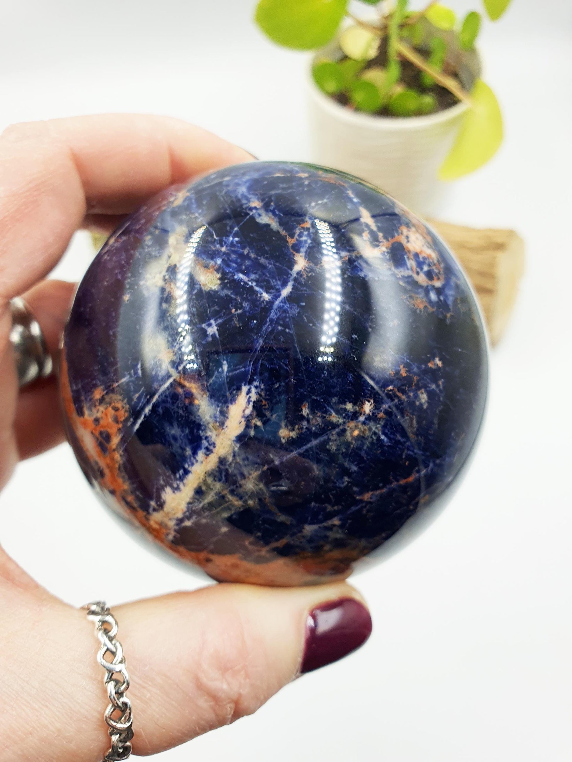 Sunset Sodalite Sphere