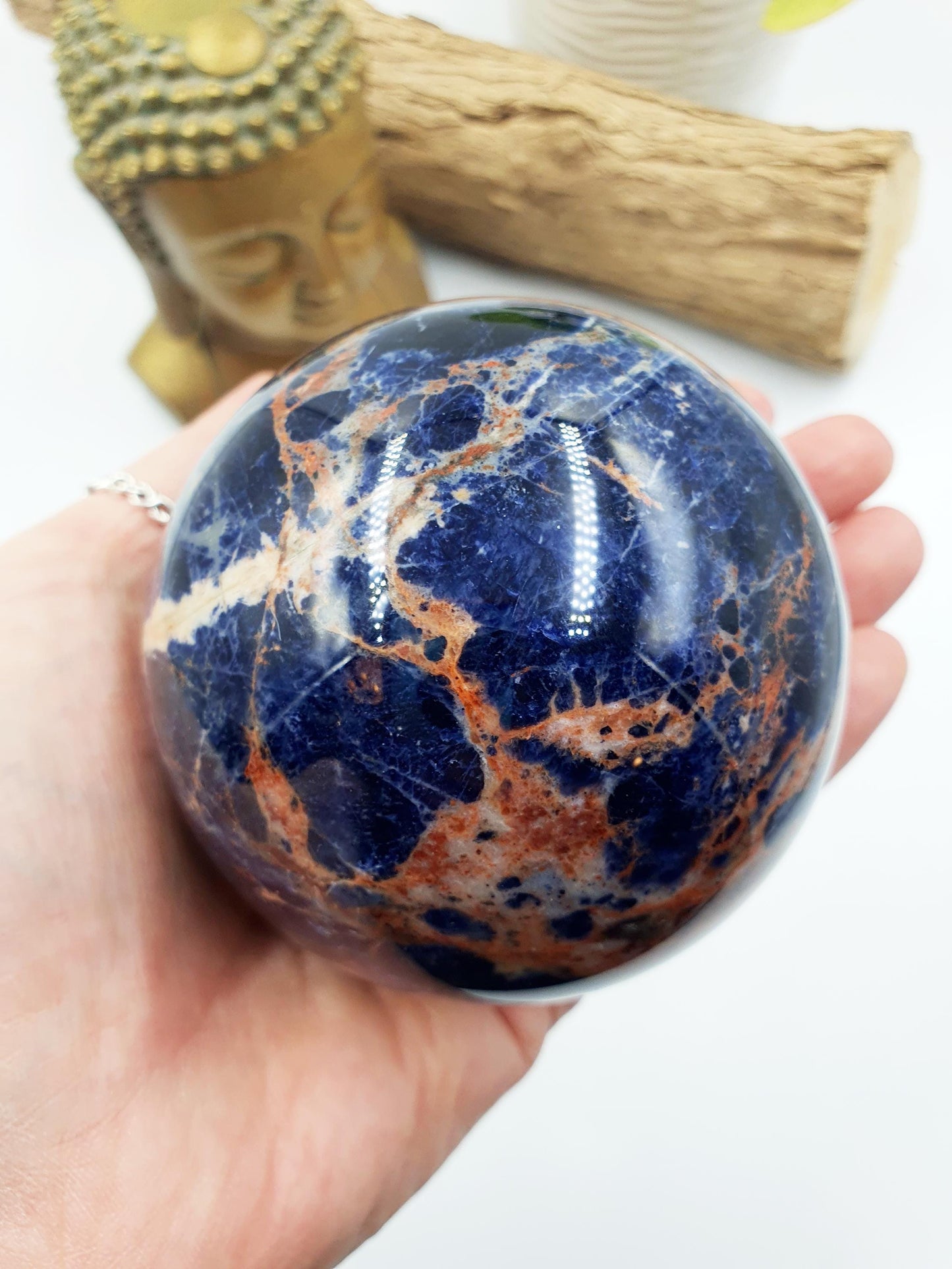 Sunset Sodalite Sphere