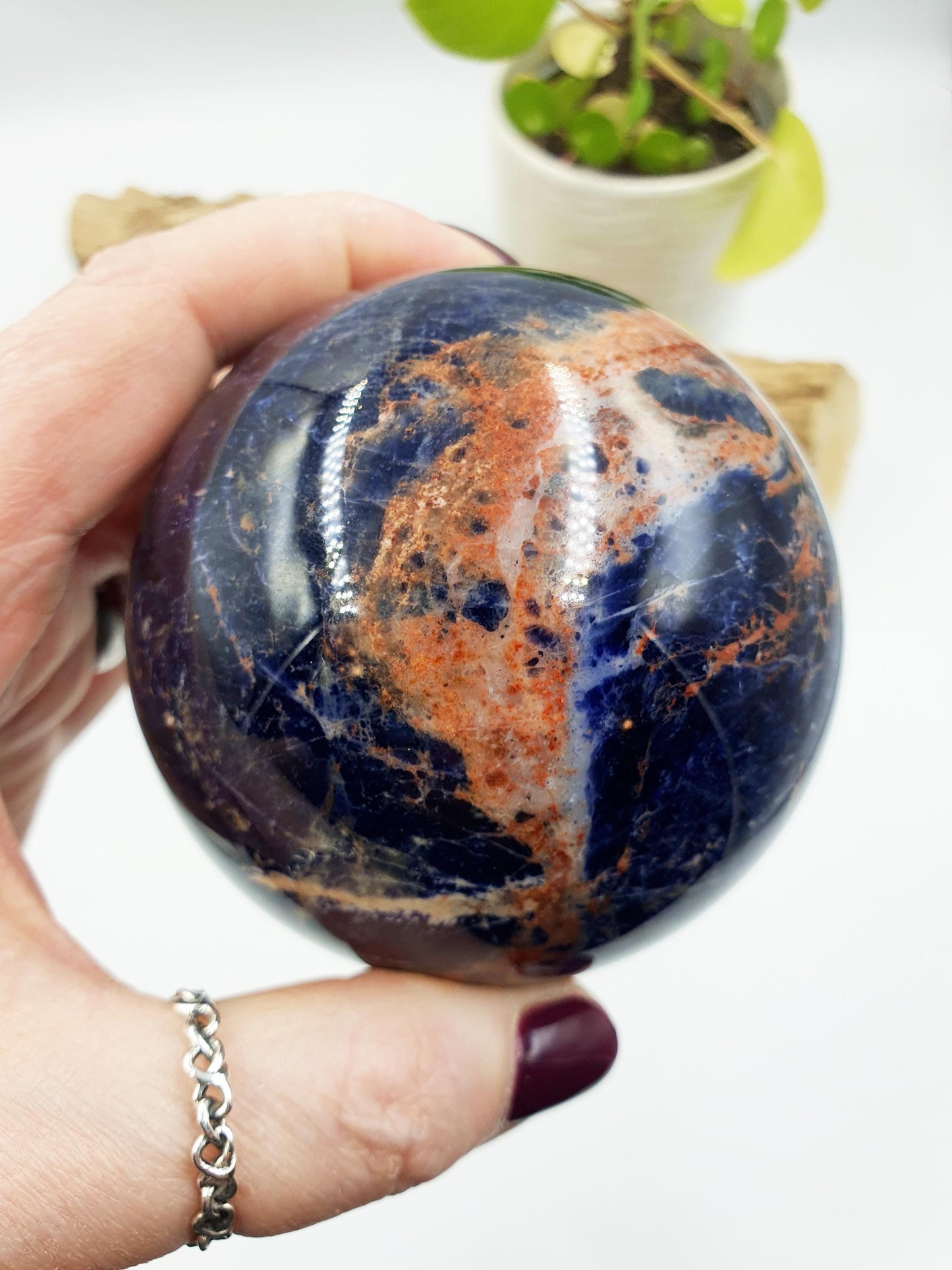 Sunset Sodalite Sphere