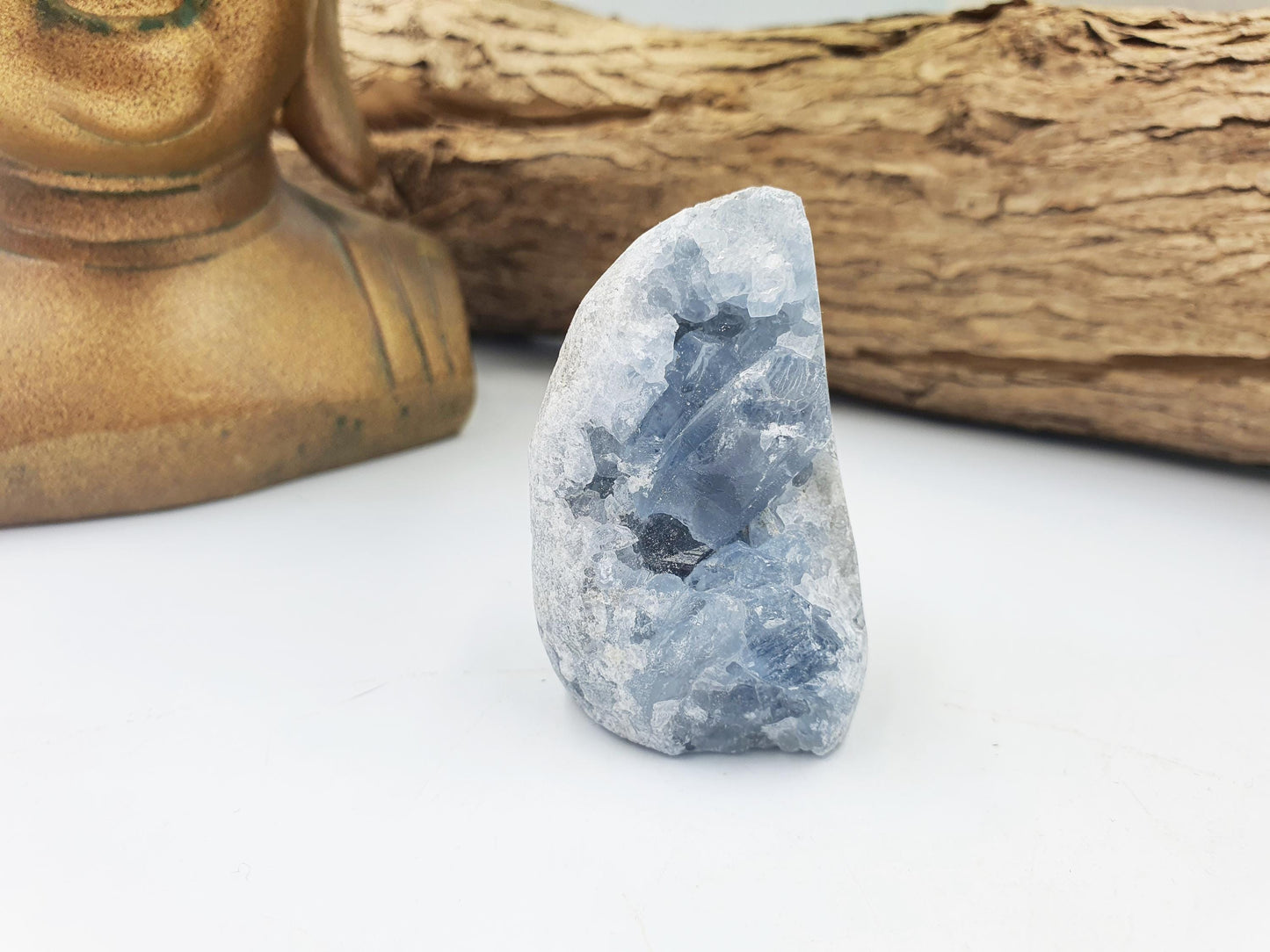 Raw Celestite / Raw Celestite Point / Celestite Geode / Celestite - 80g