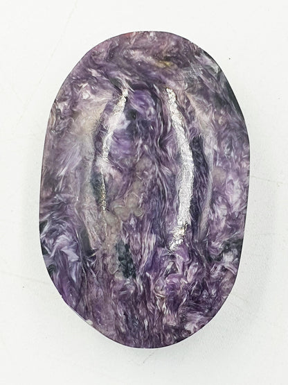 Gorgeous Little Charoite Palm / Charoite Palm Stone / Meditation Palm / Pocket Crystal / Collectors Palm - 40g