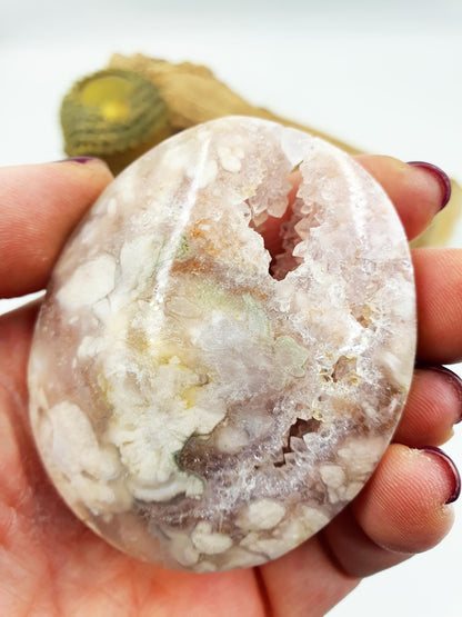 Pink Amethyst druzy Palm