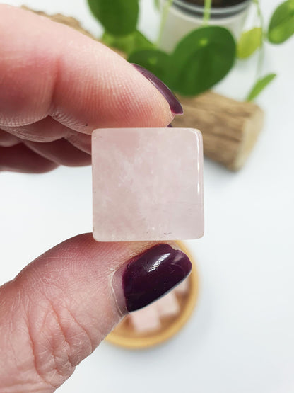 Rose Quartz Crystal Cubes