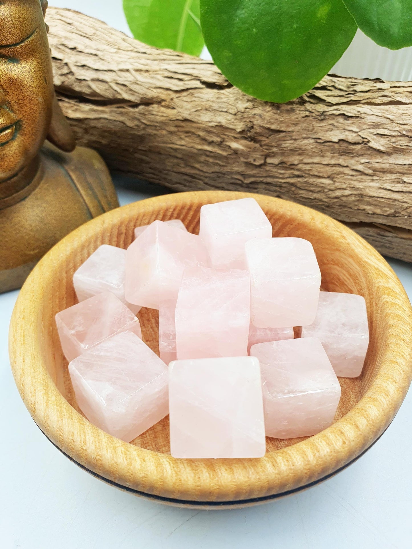 Rose Quartz Crystal Cubes