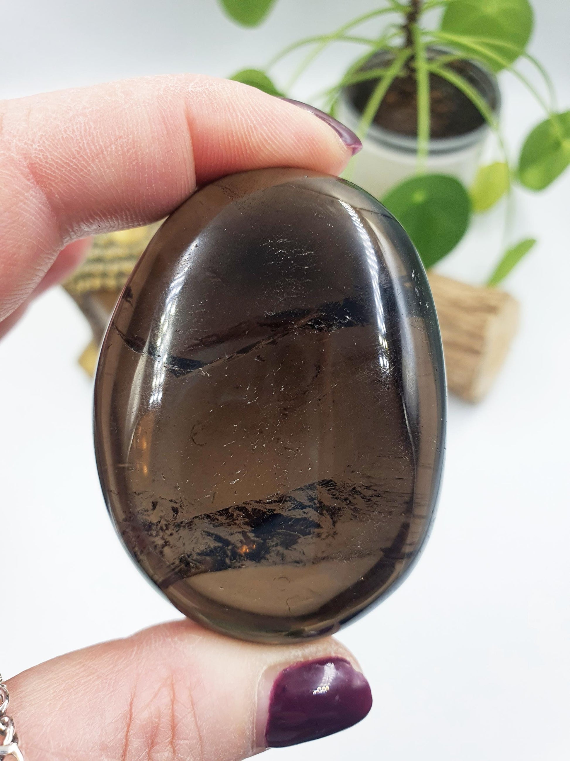 Smoky Quartz Palm