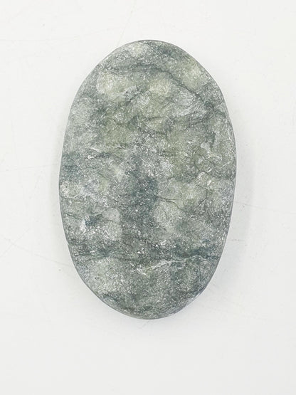 Green Jade Palm / Green Jade Palm Stone / Pocket Stone / Jade Meditation Palm - 60g