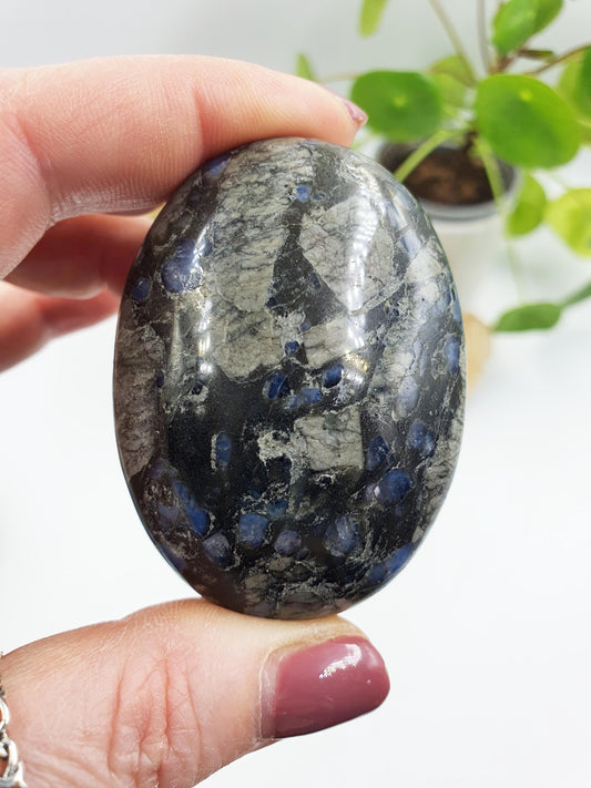 Que Sera (Llanite) Palm / Que Sera Palm Stone / Llanite Pocket Stone / Meditation Palm - 100g