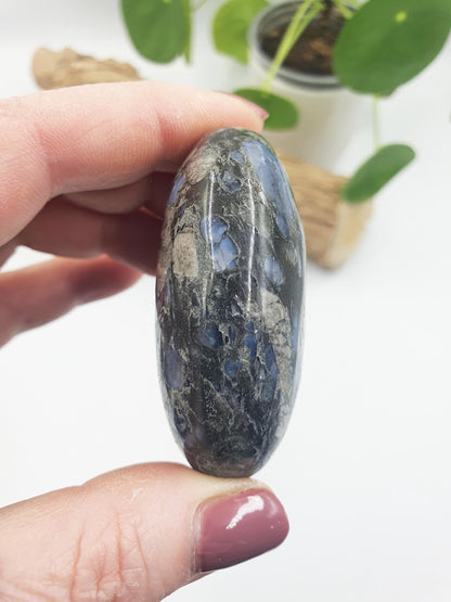 Que Sera (Llanite) Palm / Que Sera Palm Stone / Llanite Pocket Stone / Meditation Palm / Reiki Crystal - 100g