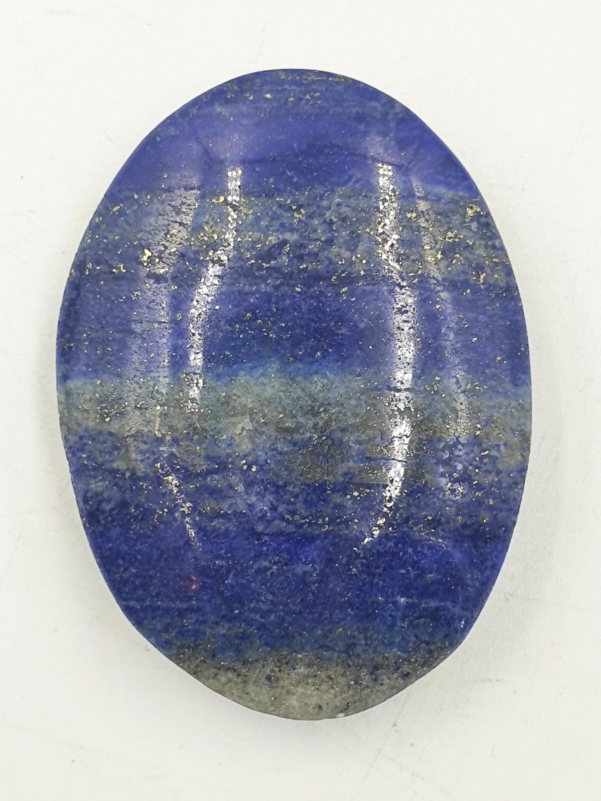 Beautiful Lapis Lazuli Palm / Lapis Lazuli Palmstone / Pocket Crystal / Meditation Palm / Lapis Reki Crystal Palm - 65g