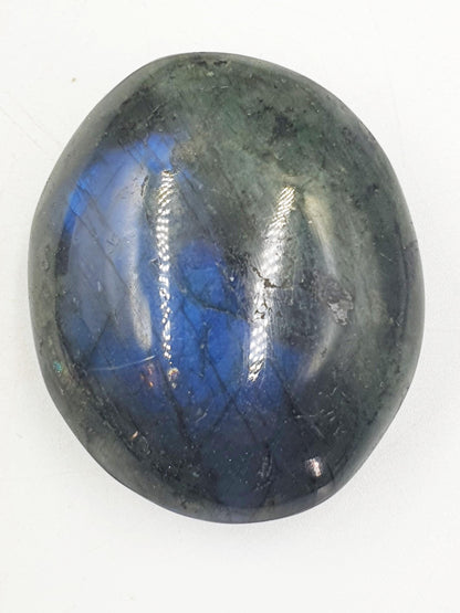 Beautiful Flashy Labradorite Crystal Palm / Labradorite Palm Stone / Meditation Palm / Reiki Crystal Palm - 65g